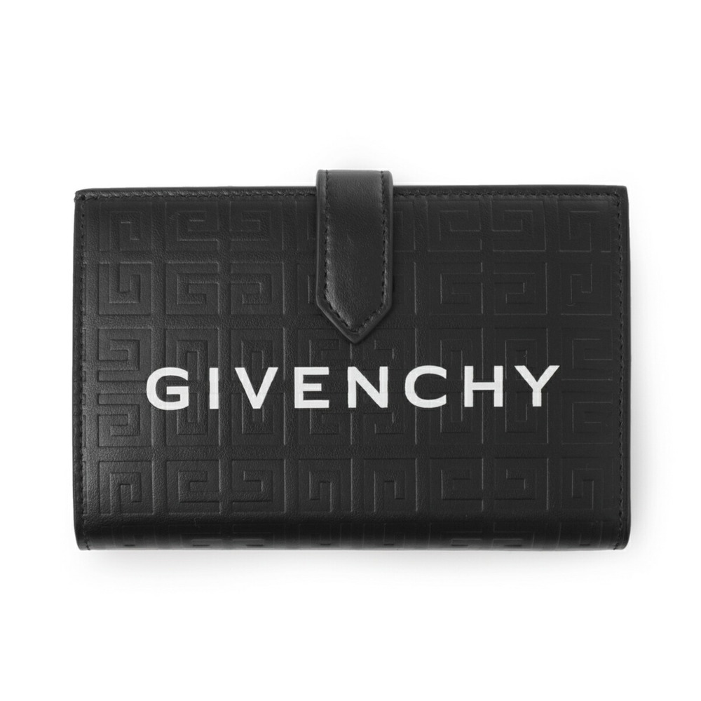 Givenchy Black Bi fold Wallet Coin Purse